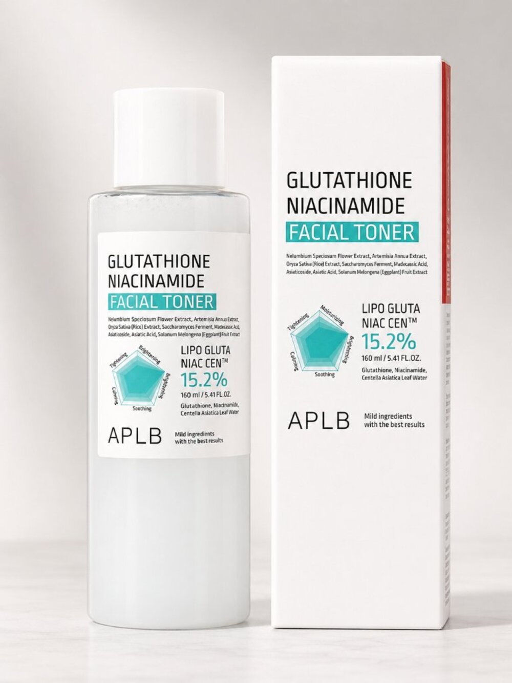APLB Glutathione Niacinamide Facial Toner 15.2% 160 mL